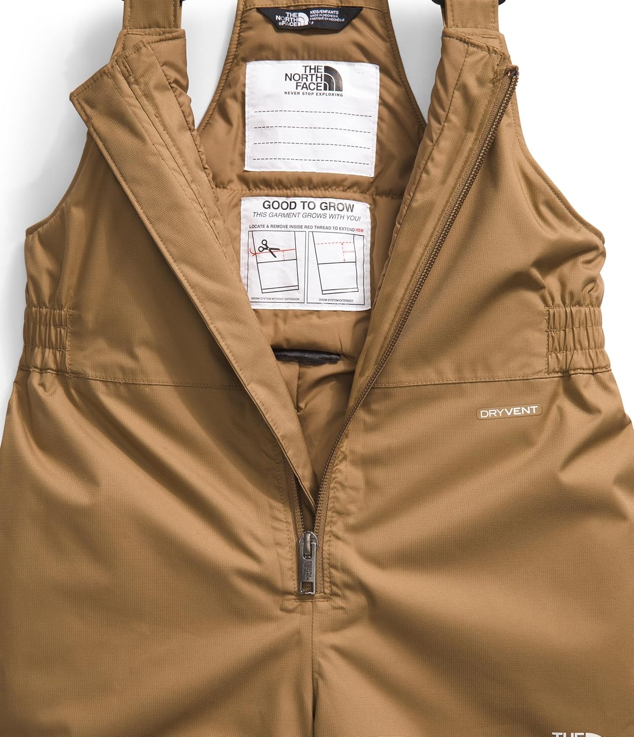 image:imageTHE NORTH FACE Baby Freedom Insulated Bib Waterproof Overalls for Boys amp Girls Suspenders Reinforced Kick PatchesUtility Brown