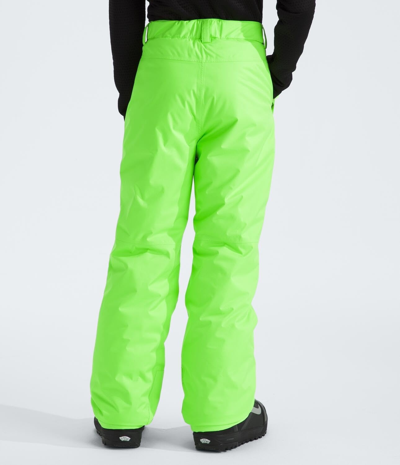 image:imageTHE NORTH FACE Boys Freedom Insulated Pant Waterproof for Ski amp Snowboard Gaiters Adjustable Waist Zip PocketsSafety Green