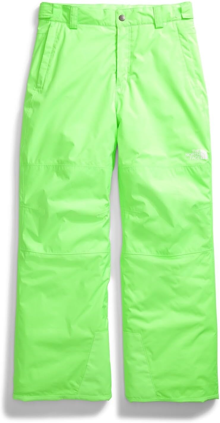 image:imageTHE NORTH FACE Boys Freedom Insulated Pant Waterproof for Ski amp Snowboard Gaiters Adjustable Waist Zip PocketsSafety Green