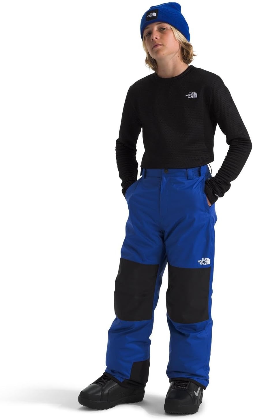 image:imageTHE NORTH FACE Boys Freedom Insulated Pant Waterproof for Ski amp Snowboard Gaiters Adjustable Waist Zip PocketsTnf Blue