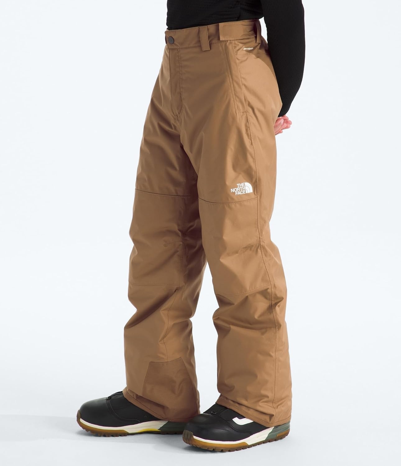 image:imageTHE NORTH FACE Boys Freedom Insulated Pant Waterproof for Ski amp Snowboard Gaiters Adjustable Waist Zip PocketsUtility Brown