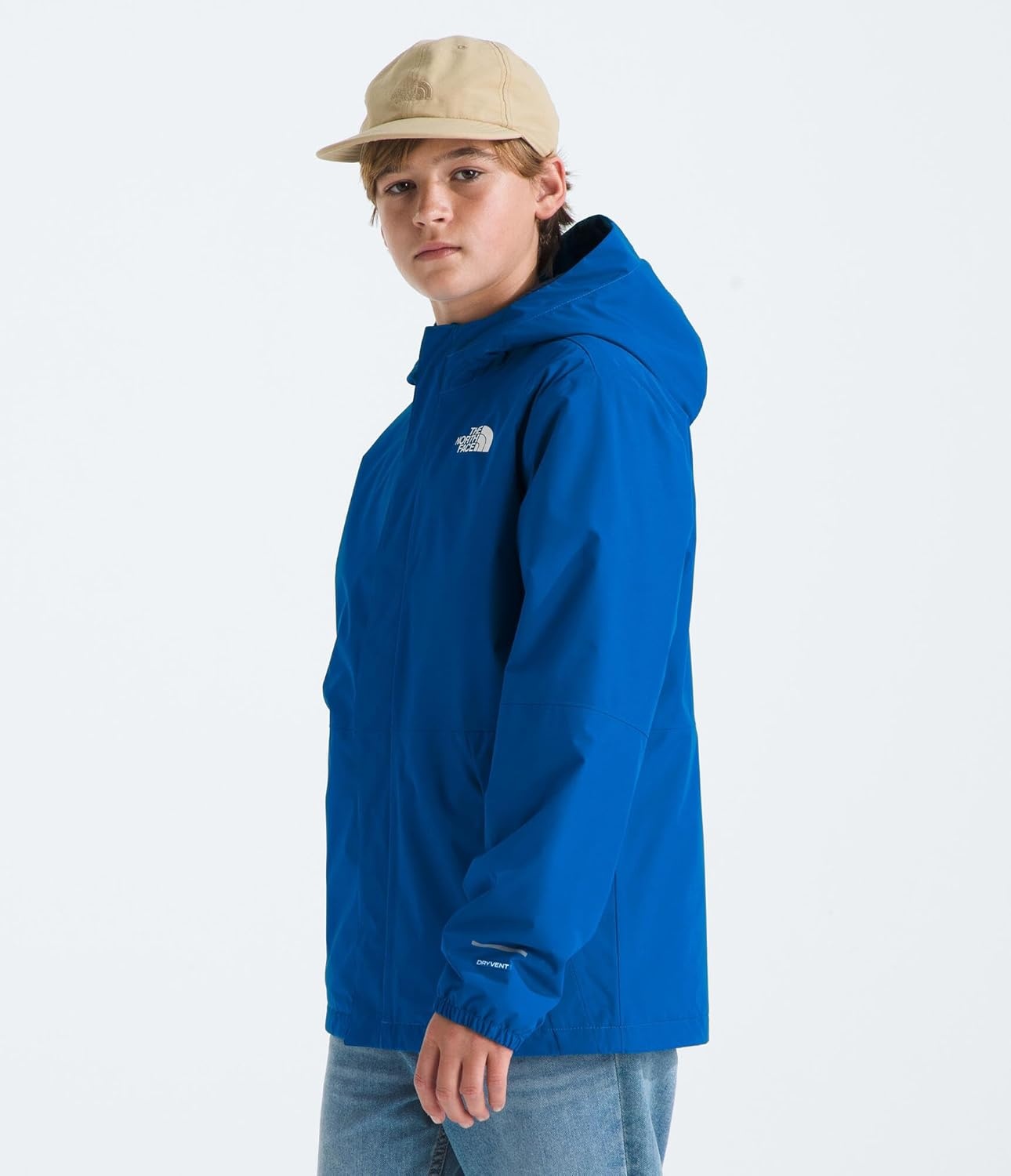 image:imageTHE NORTH FACE Boys Warm Antora Rain Jacket Waterproof Breathable Heatseeker Insulation 3piece Hood Zip PocketsHero Blue