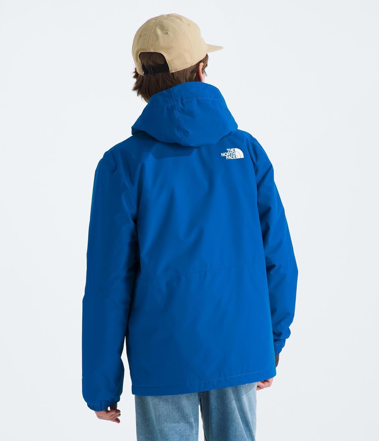 image:imageTHE NORTH FACE Boys Warm Antora Rain Jacket Waterproof Breathable Heatseeker Insulation 3piece Hood Zip PocketsHero Blue