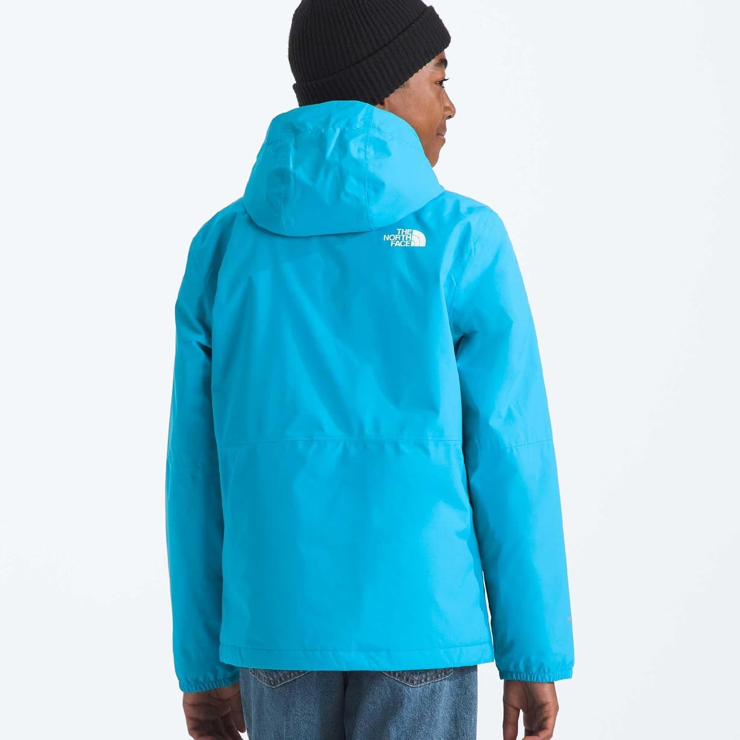 image:imageTHE NORTH FACE Boys Warm Antora Rain Jacket Waterproof Breathable Heatseeker Insulation 3piece Hood Zip PocketsMeridian Blue