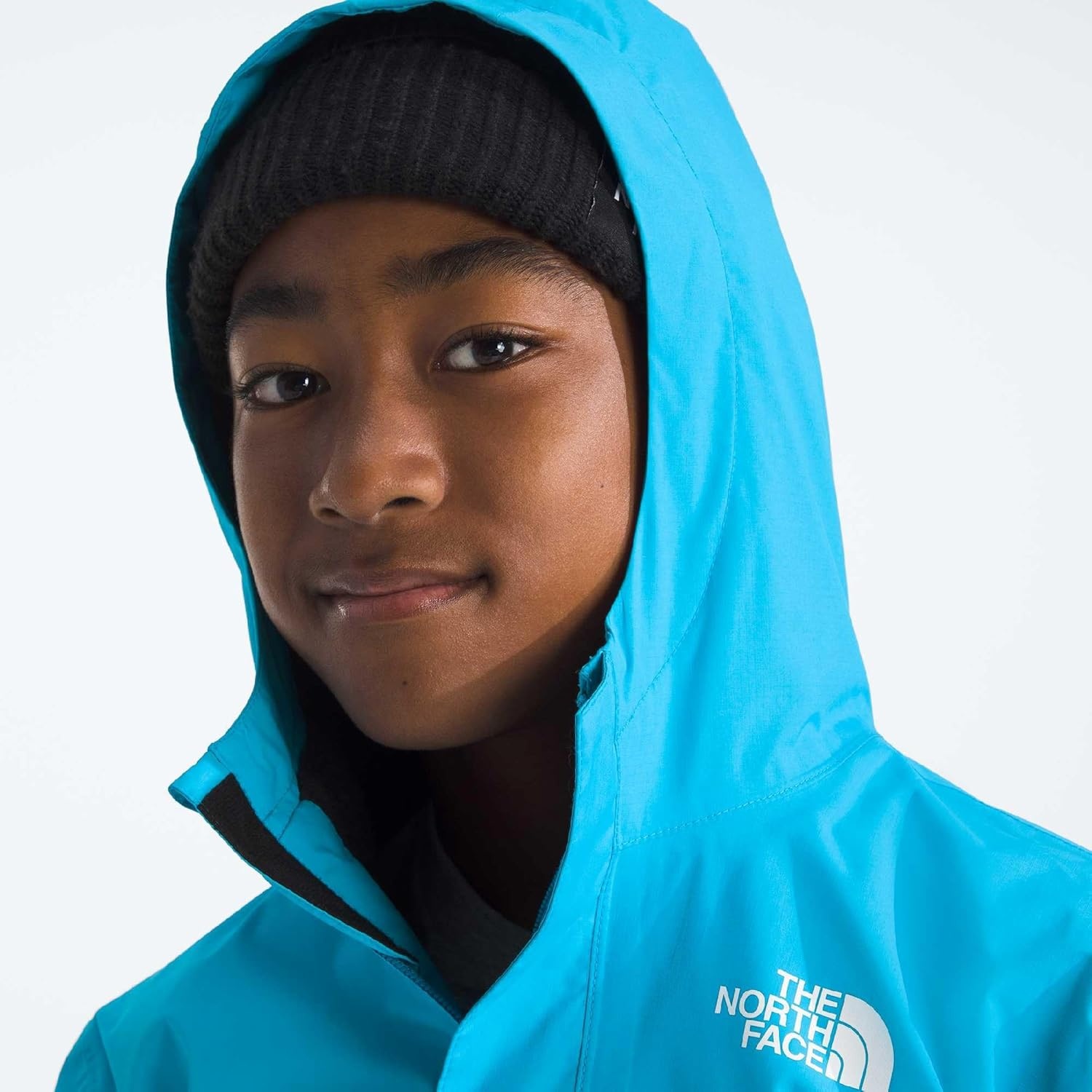 image:imageTHE NORTH FACE Boys Warm Antora Rain Jacket Waterproof Breathable Heatseeker Insulation 3piece Hood Zip PocketsMeridian Blue