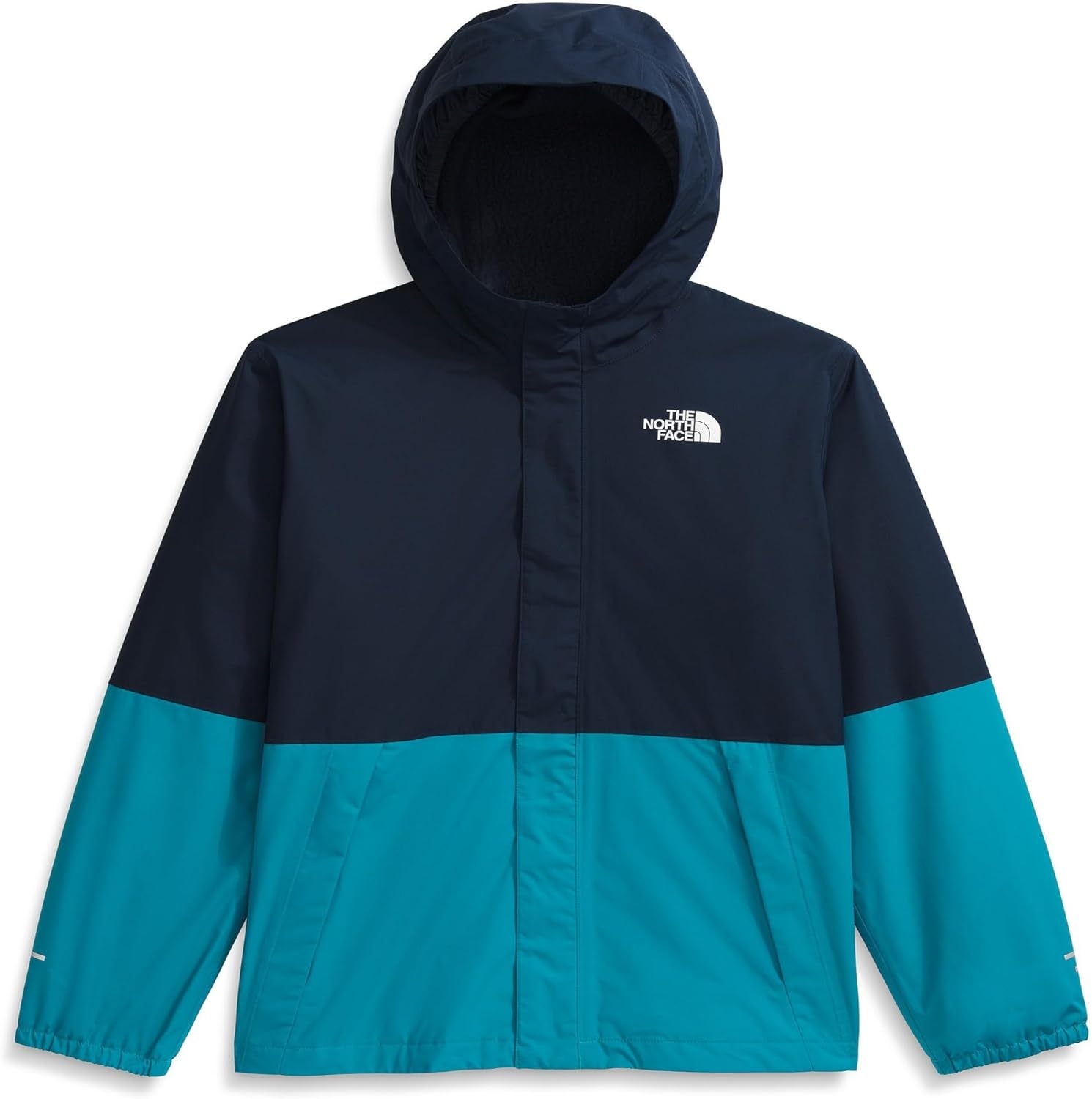 image:imageTHE NORTH FACE Boys Warm Antora Rain Jacket Waterproof Breathable Heatseeker Insulation 3piece Hood Zip PocketsNew Taupe GreenBark Mist