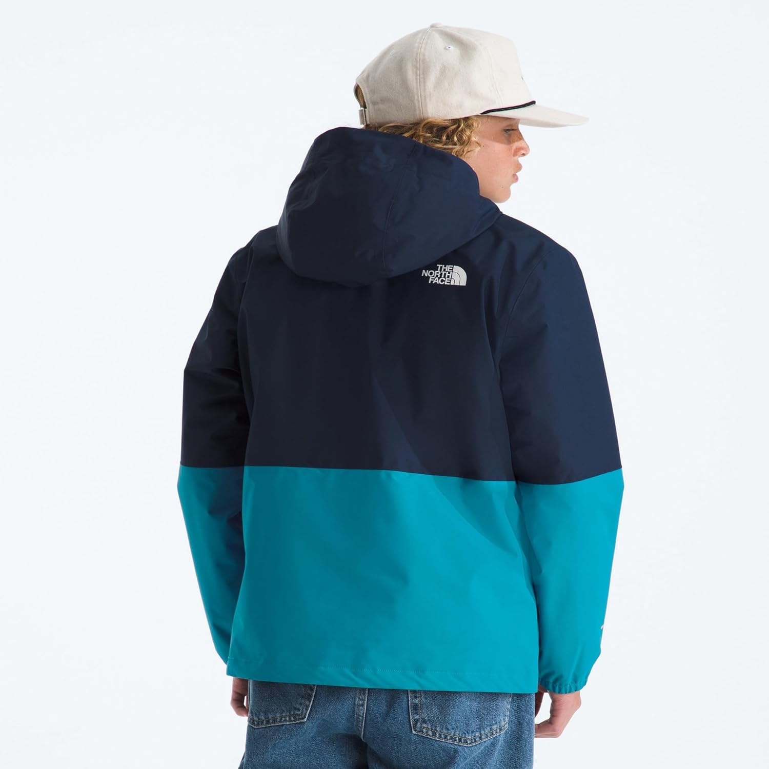 image:imageTHE NORTH FACE Boys Warm Antora Rain Jacket Waterproof Breathable Heatseeker Insulation 3piece Hood Zip PocketsSummit NavyDusk Blue