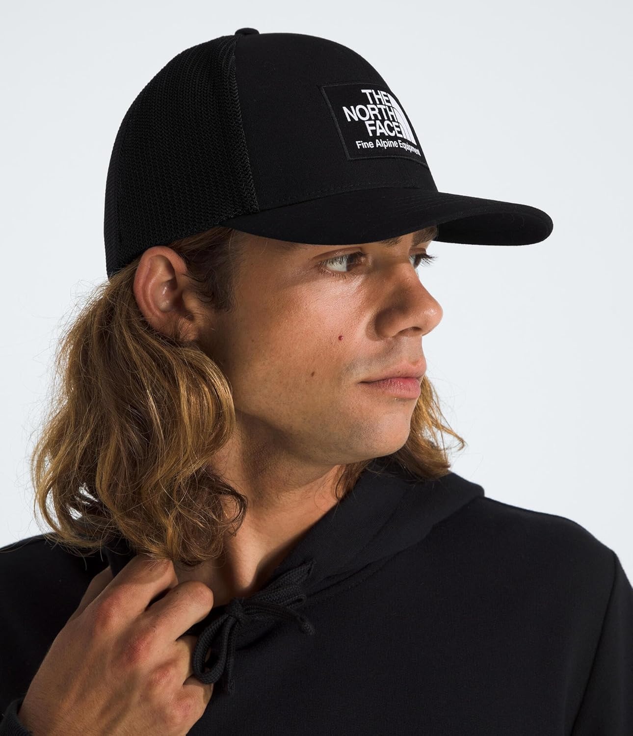 image:imageTHE NORTH FACE Fitted Truckee Trucker Baseball Style Cap for Men amp Women Casual Hat for Golf Cycling amp Everyday WearTnf Black
