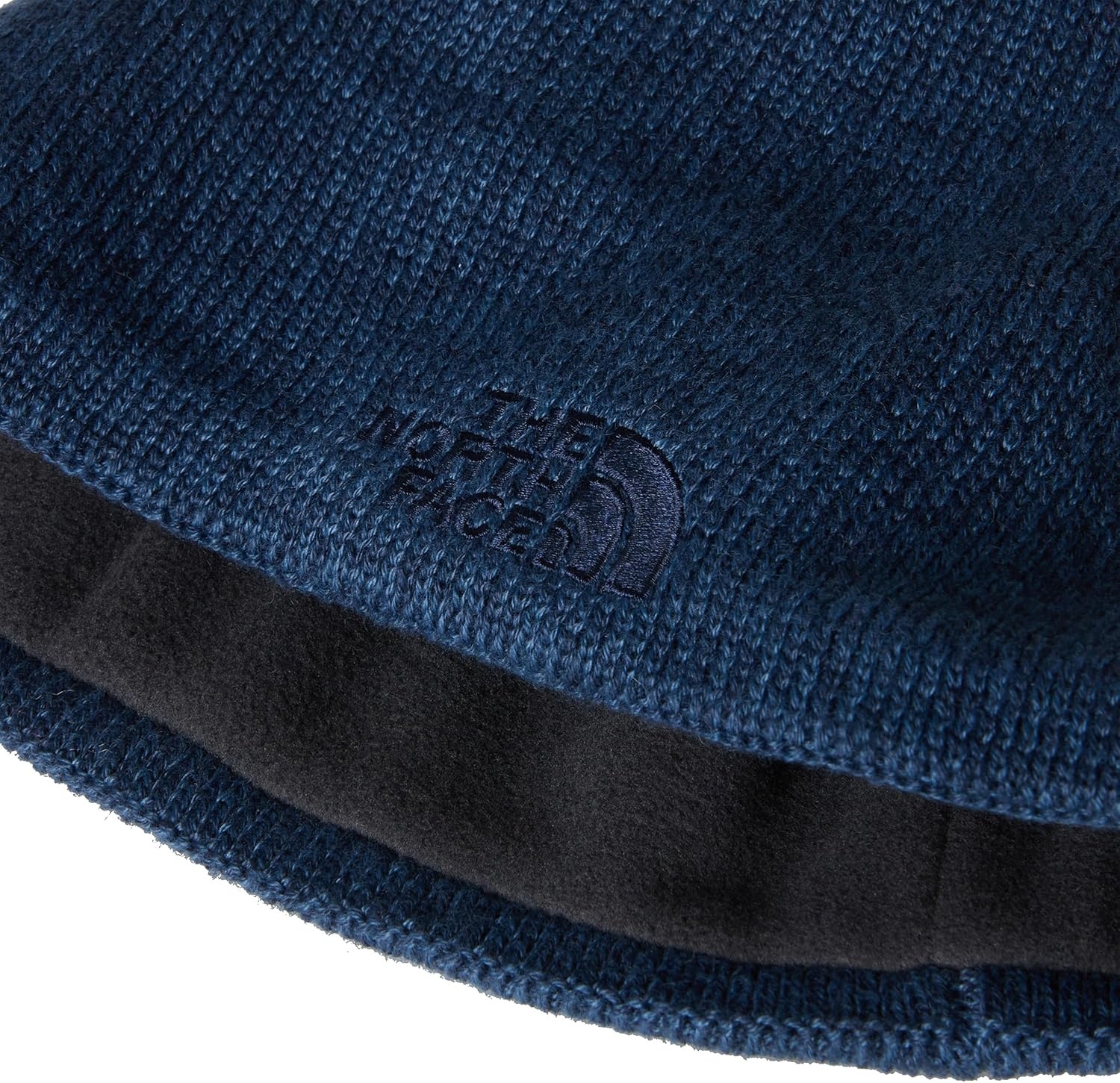 image:imageTHE NORTH FACE Jim Beanie Classic Fit Winter Hat for Men amp Women Warm Fleece Headband amp Embroidered LogoShady Blue Heather