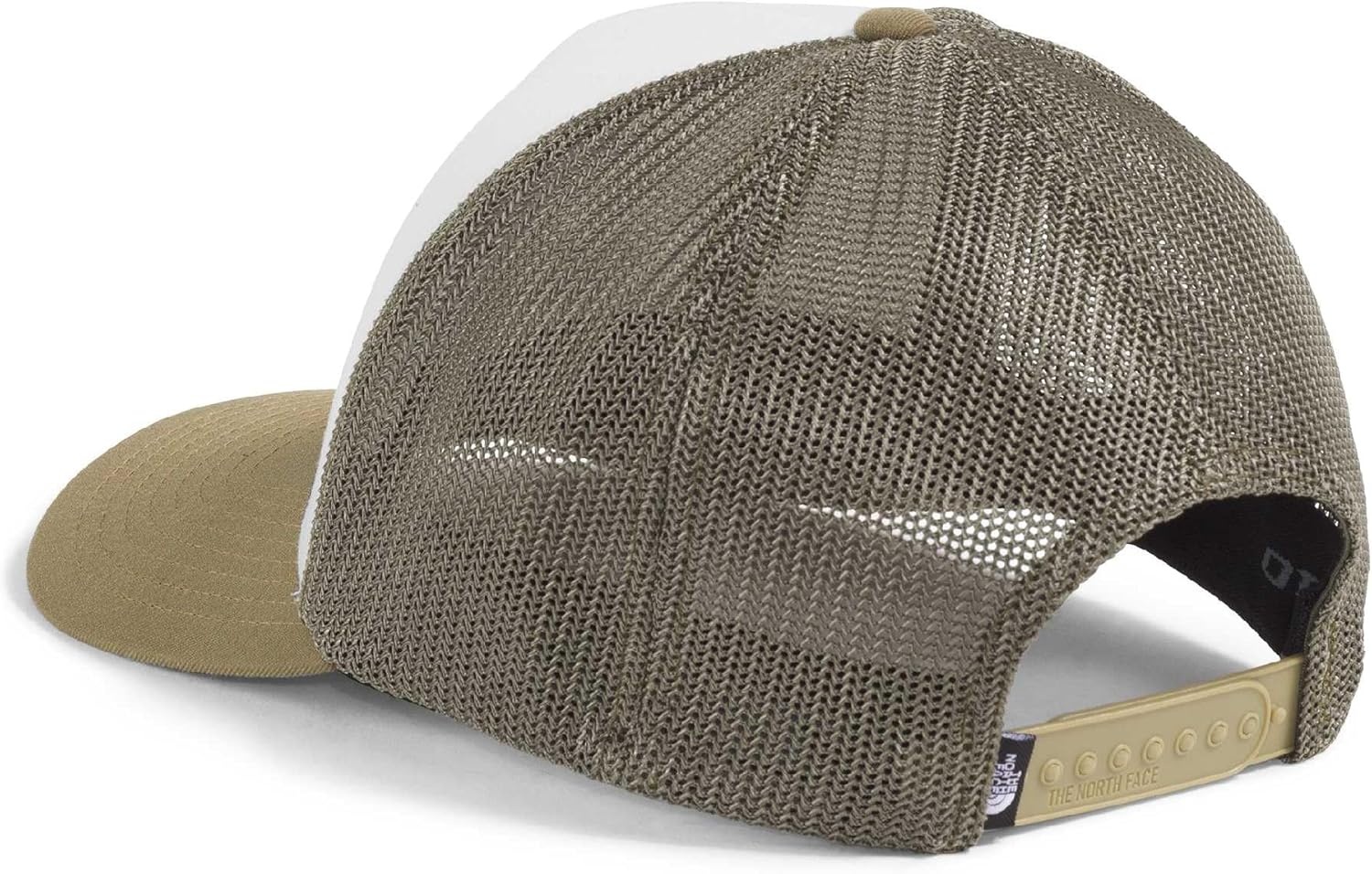 image:imageTHE NORTH FACE Keep It Patched Trucker Deep Fit Snapback Hat for Men amp Women With Breathable Mesh PanelsCedarWhite Dune