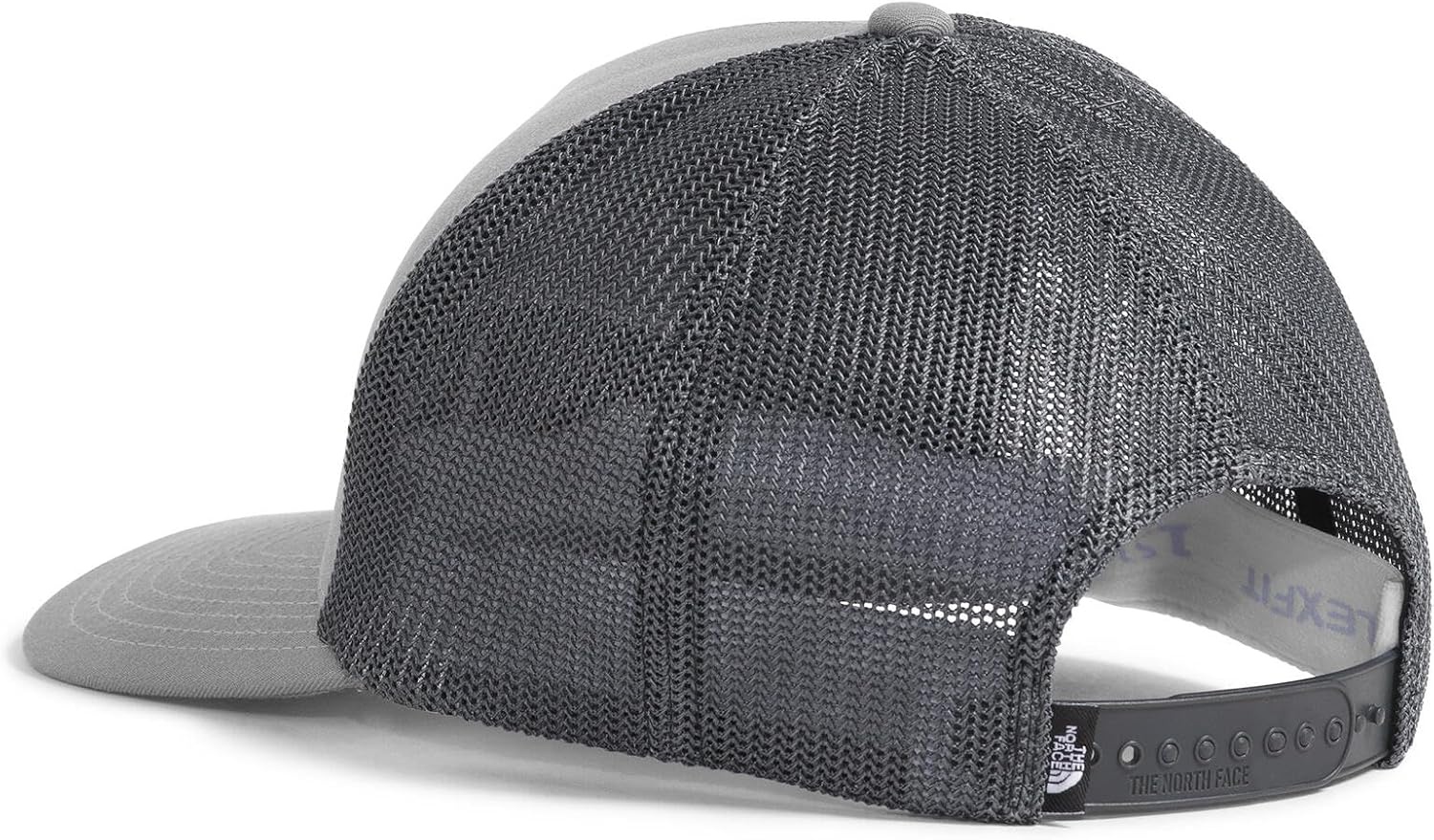 image:imageTHE NORTH FACE Keep It Patched Trucker Deep Fit Snapback Hat for Men amp Women With Breathable Mesh PanelsTnf Light Grey HeatherTnf White