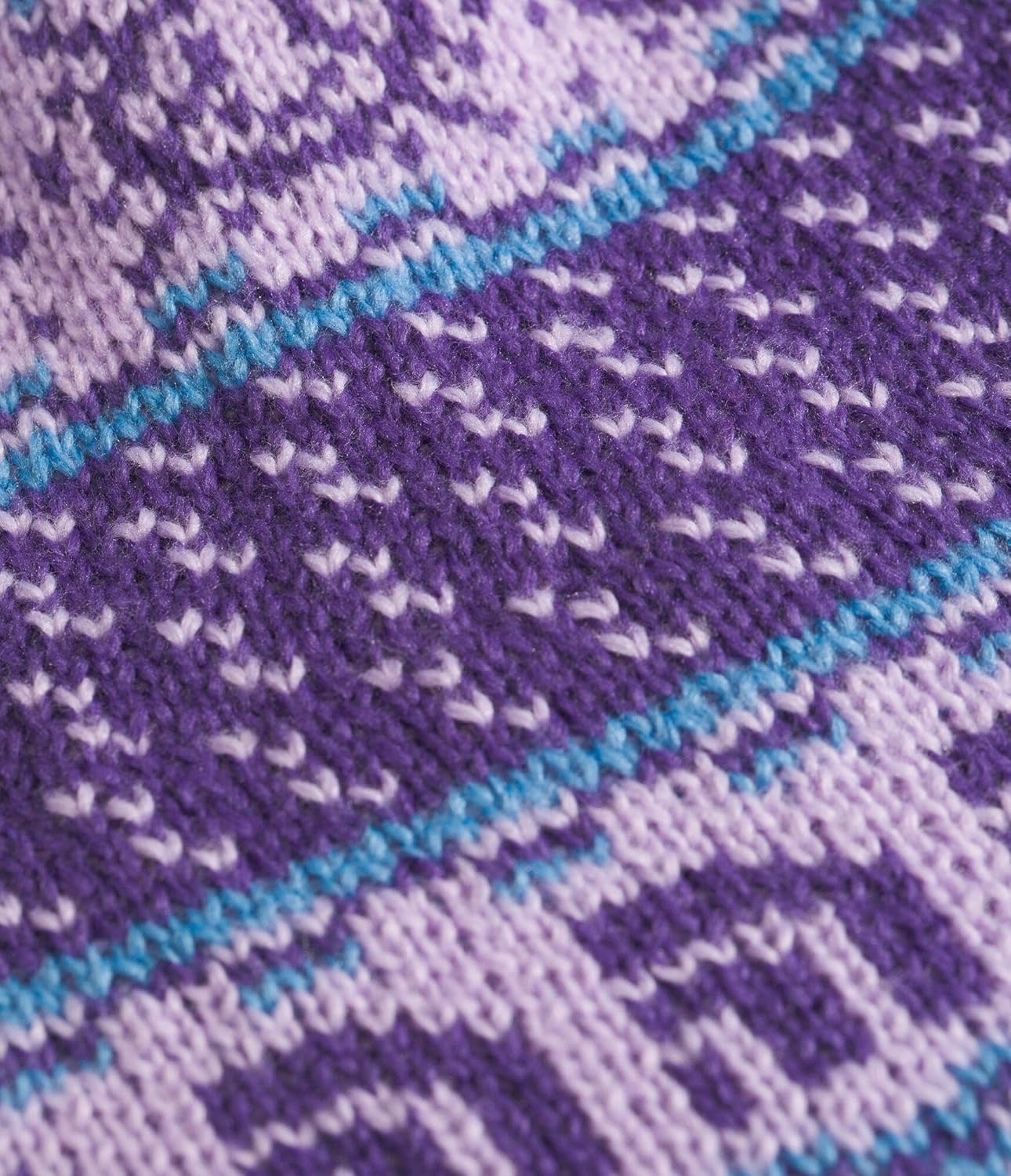 image:imageTHE NORTH FACE Kids Cabin Ski Tuke Winter Hat With Novelty Jacquard Graphic Sustainable Fabric Removable PomLite Lilac Jacquard