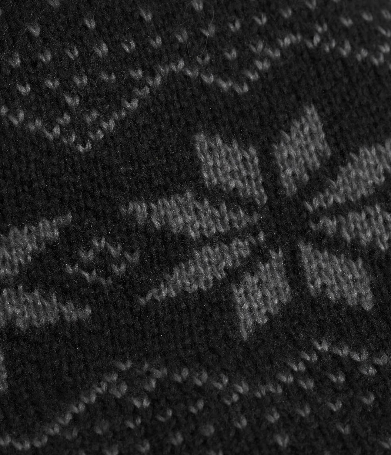 image:imageTHE NORTH FACE Kids Cabin Ski Tuke Winter Hat With Novelty Jacquard Graphic Sustainable Fabric Removable PomTnf Black Jacquard