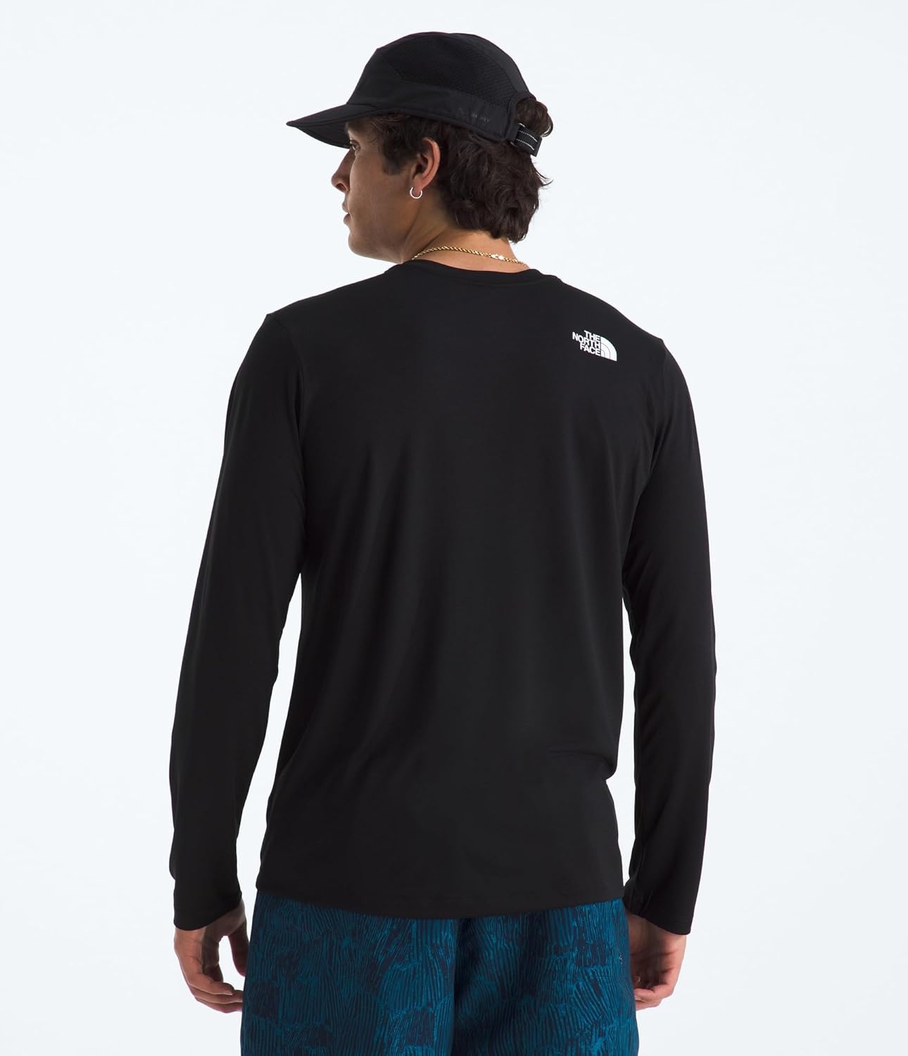 image:imageTHE NORTH FACE Mens 247 Longsleeve Tee Lightweight Athletic Shirt With Moisture Wicking Flashdry TechnologyTnf Black