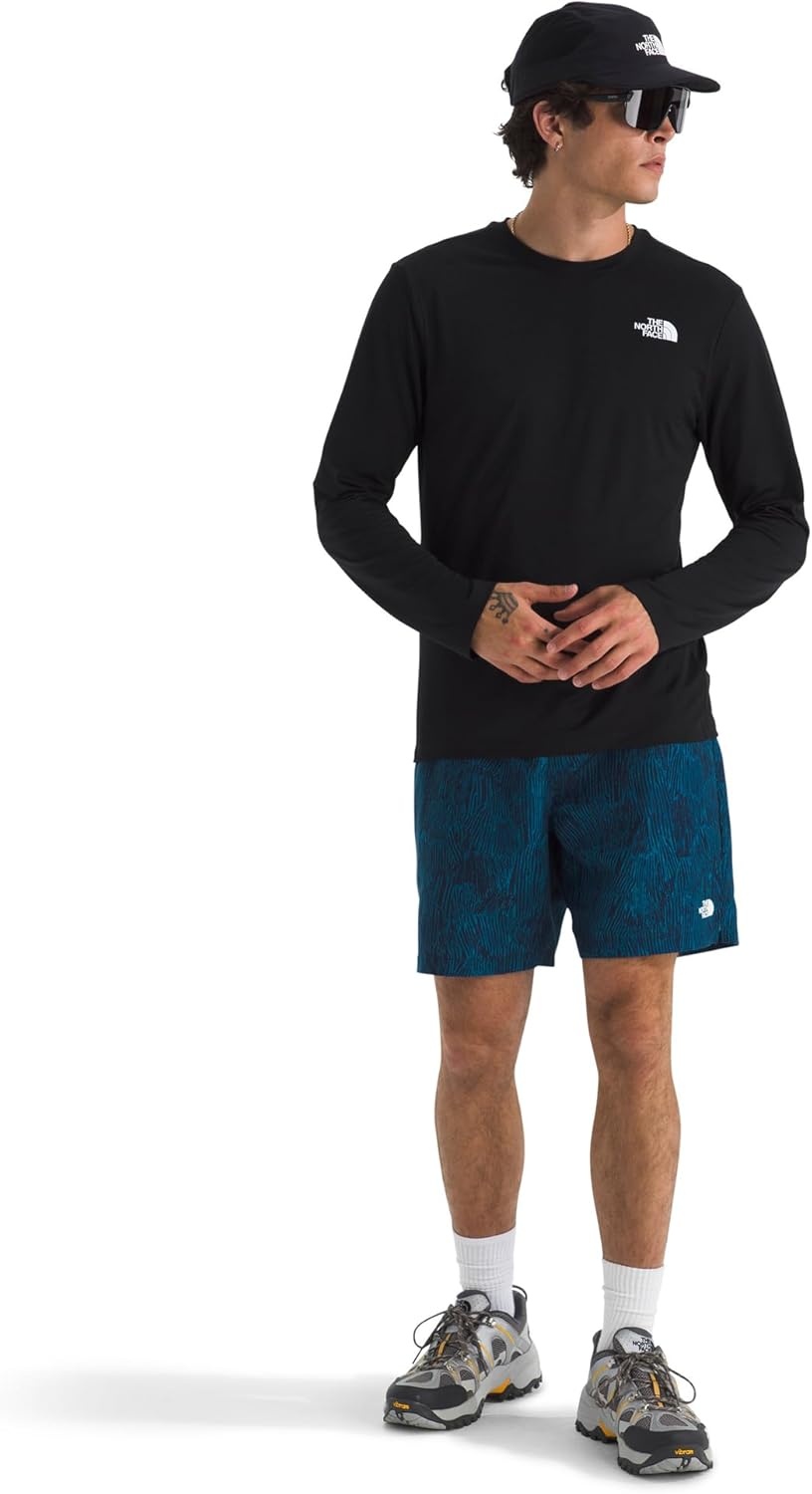 image:imageTHE NORTH FACE Mens 247 Longsleeve Tee Lightweight Athletic Shirt With Moisture Wicking Flashdry TechnologyTnf Black