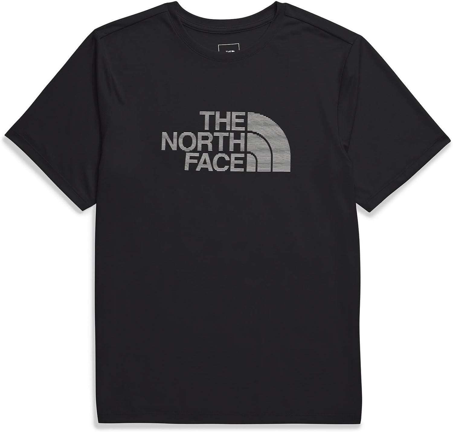image:imageTHE NORTH FACE Mens 247 Shortsleeve Easy Tee Lightweight Shirt With Flashdry Technology Forward Set Side SeamsTnf Black
