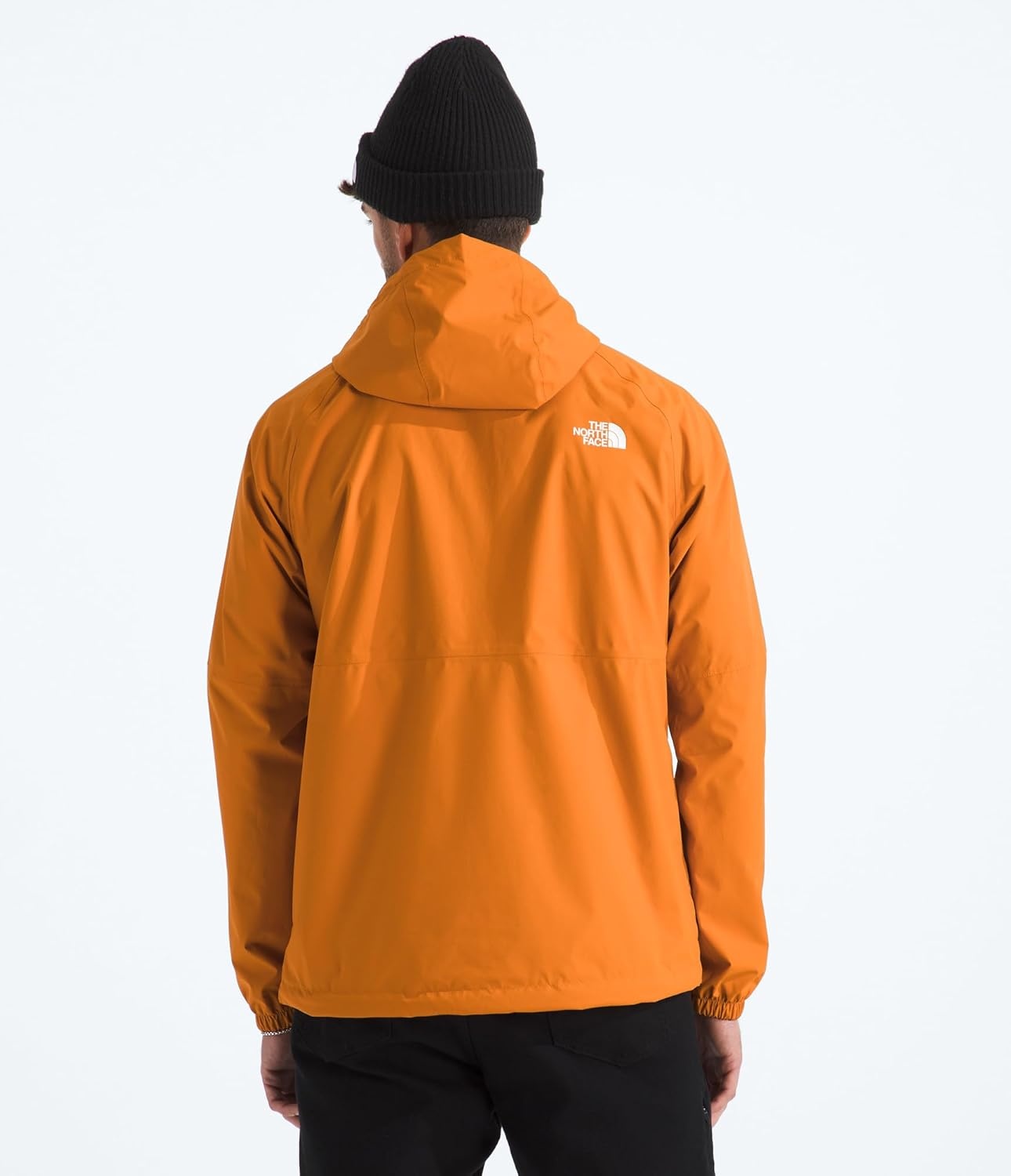 image:imageTHE NORTH FACE Mens Antora Rain Hoodie Windproof amp Waterproof With Adjustable Hood Drawcord HemDust Orange