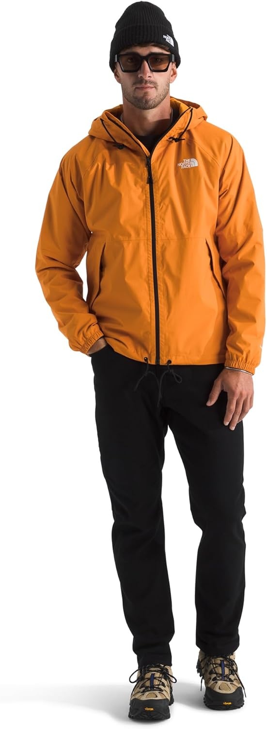 image:imageTHE NORTH FACE Mens Antora Rain Hoodie Windproof amp Waterproof With Adjustable Hood Drawcord HemDust Orange