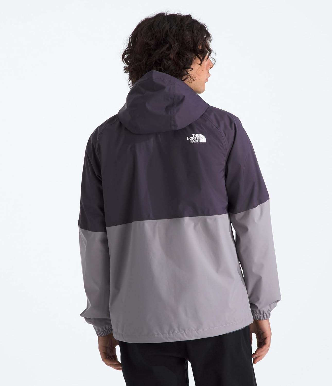 image:imageTHE NORTH FACE Mens Antora Rain Hoodie Windproof amp Waterproof With Adjustable Hood Drawcord HemEndless DuskTranscendent Grey