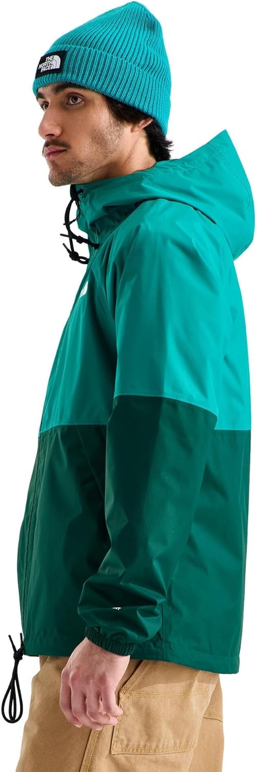 image:imageTHE NORTH FACE Mens Antora Rain Hoodie Windproof amp Waterproof With Adjustable Hood Drawcord HemRestorative TealPacific Teal