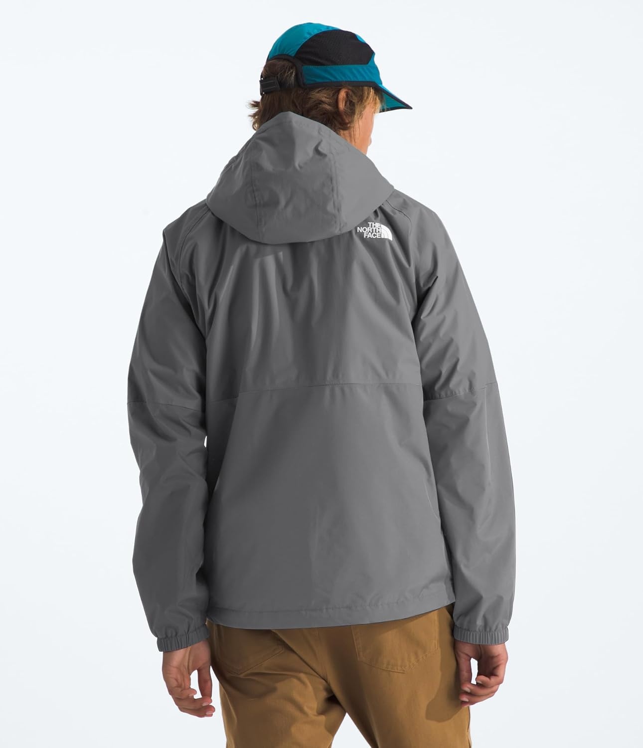 image:imageTHE NORTH FACE Mens Antora Rain Hoodie Windproof amp Waterproof With Adjustable Hood Drawcord HemSmoked Pearlnpf