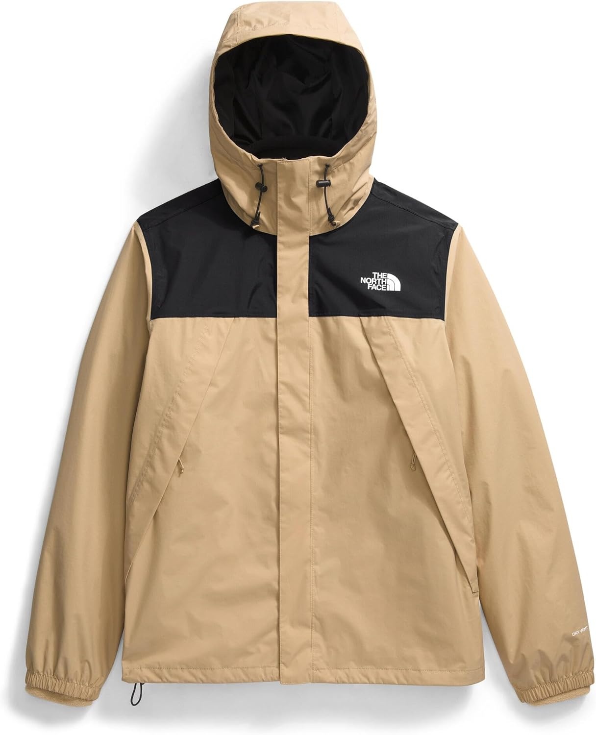image:imageTHE NORTH FACE Mens Antora Triclimate Jacket Waterproof Shell Warm Inner Fleece Layer Adjustable 3 Piece HoodKhaki StoneTnf Black