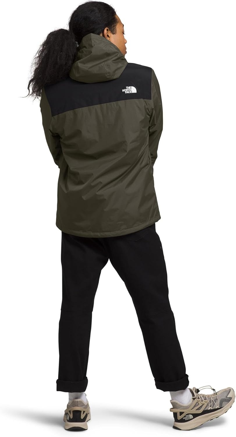 image:imageTHE NORTH FACE Mens Antora Triclimate Jacket Waterproof Shell Warm Inner Fleece Layer Adjustable 3 Piece HoodNew Taupe GreenTnf Blacknpf