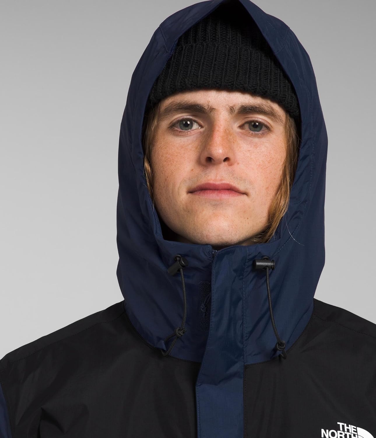 image:imageTHE NORTH FACE Mens Antora Triclimate Jacket Waterproof Shell Warm Inner Fleece Layer Adjustable 3 Piece HoodSummit NavyTnf Black