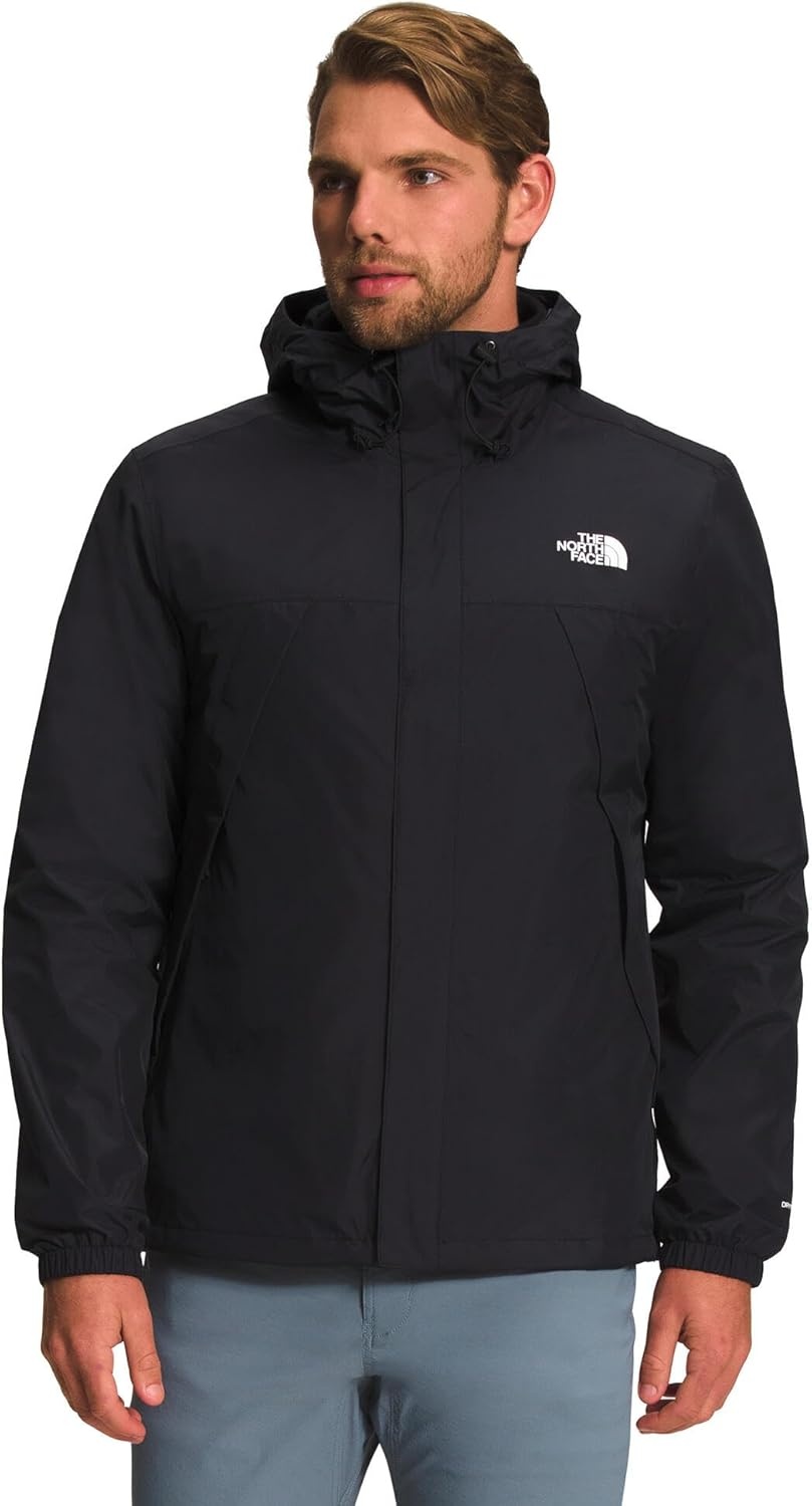 image:imageTHE NORTH FACE Mens Antora Triclimate Jacket Waterproof Shell Warm Inner Fleece Layer Adjustable 3 Piece HoodTnf BlackVanadis Grey