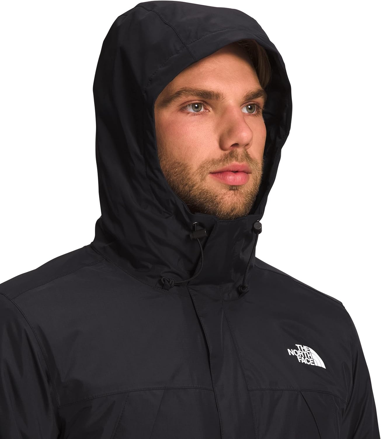 image:imageTHE NORTH FACE Mens Antora Triclimate Jacket Waterproof Shell Warm Inner Fleece Layer Adjustable 3 Piece HoodTnf BlackVanadis Grey
