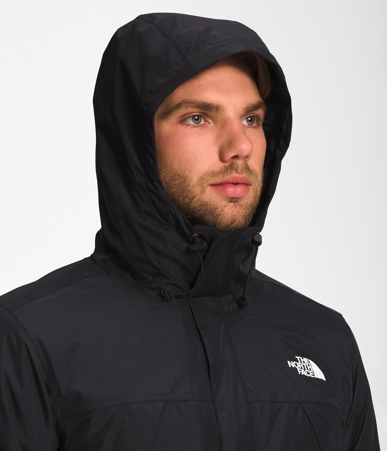 image:imageTHE NORTH FACE Mens Antora Triclimate Jacket Waterproof Shell Warm Inner Fleece Layer Adjustable 3 Piece HoodTnf BlackVanadis Greynpf