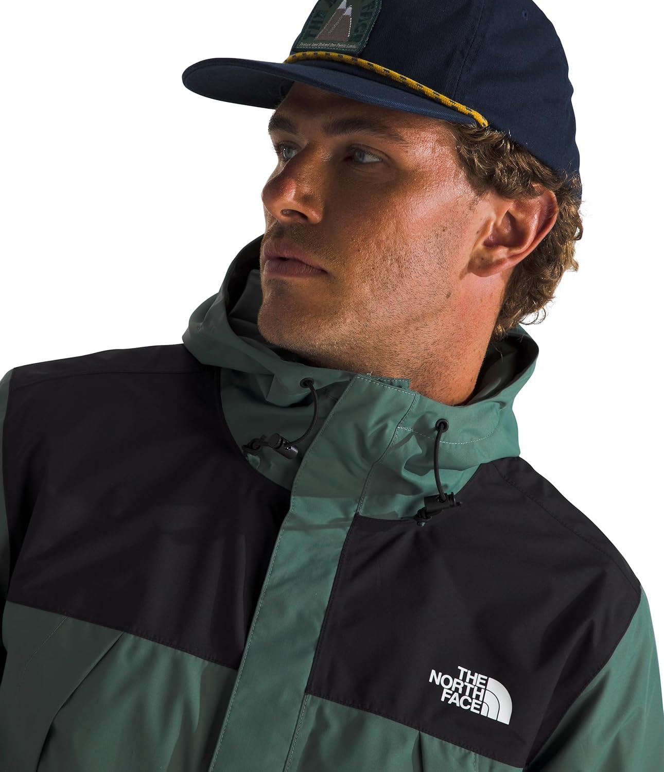 image:imageTHE NORTH FACE Mens Antora Waterproof Jacket Standard and Big SizeDuck GreenTnf Black