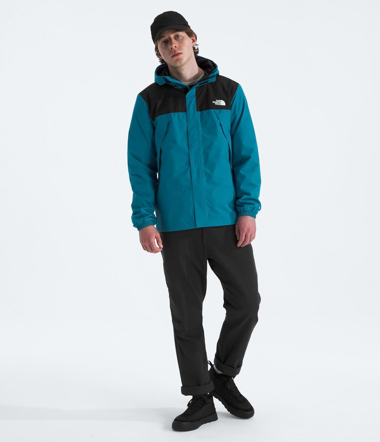 image:imageTHE NORTH FACE Mens Antora Waterproof Jacket Standard and Big SizeDusk BlueTnf Black