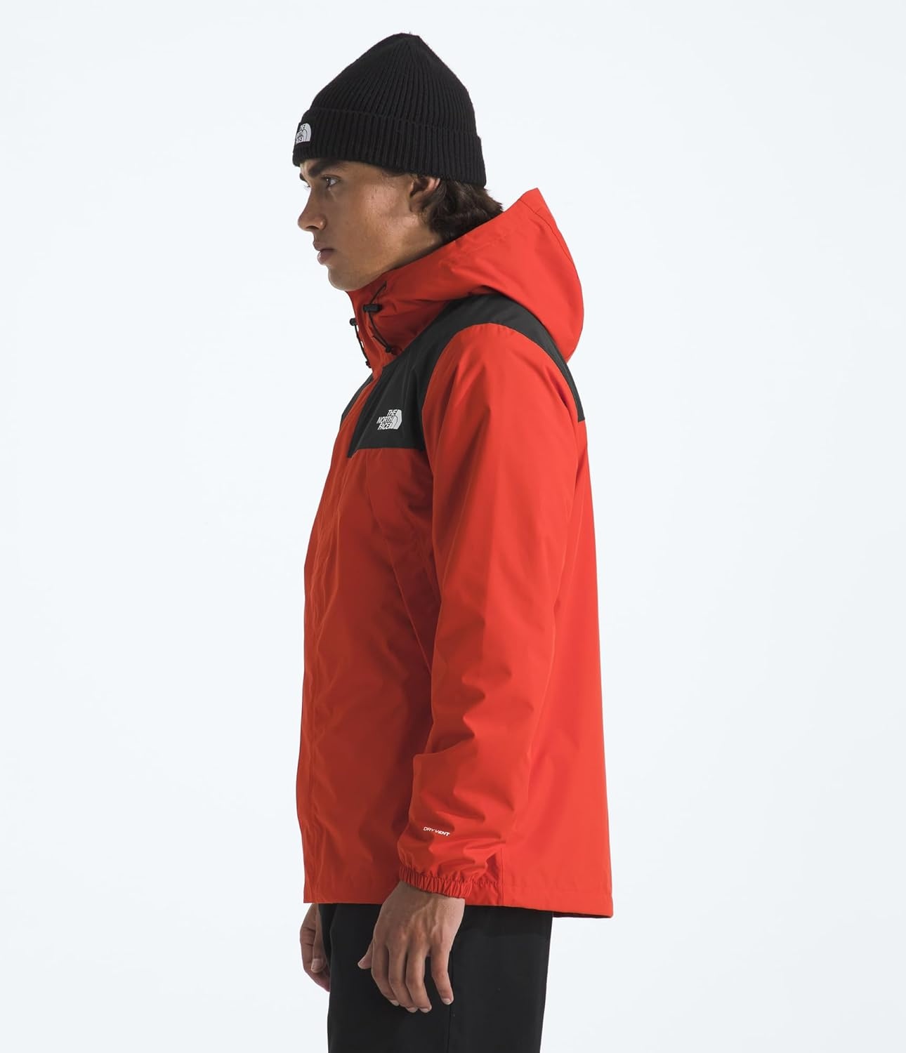 image:imageTHE NORTH FACE Mens Antora Waterproof Jacket Standard and Big SizeLava RedTnf Black