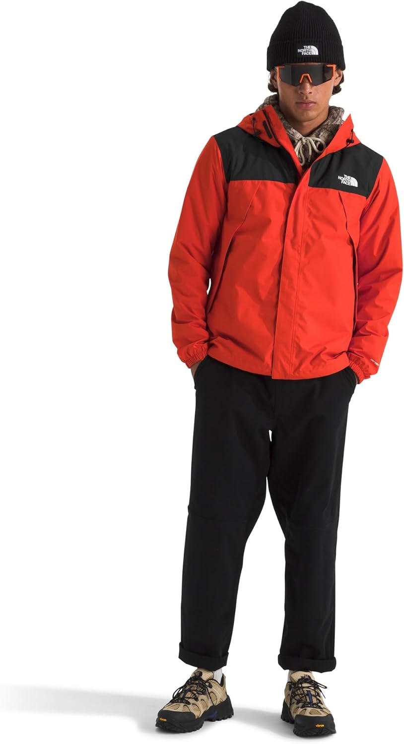 image:imageTHE NORTH FACE Mens Antora Waterproof Jacket Standard and Big SizeLava RedTnf Black