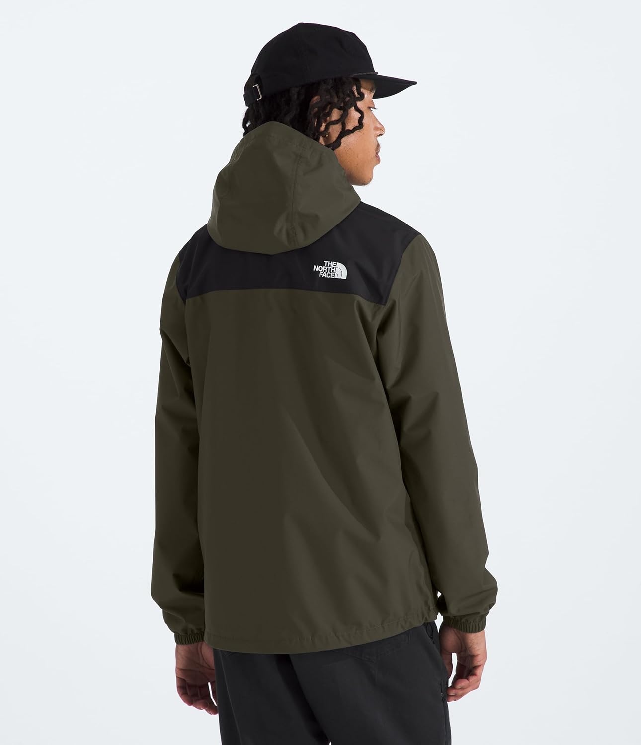 image:imageTHE NORTH FACE Mens Antora Waterproof Jacket Standard and Big SizeNew Taupe GreenTnf Black
