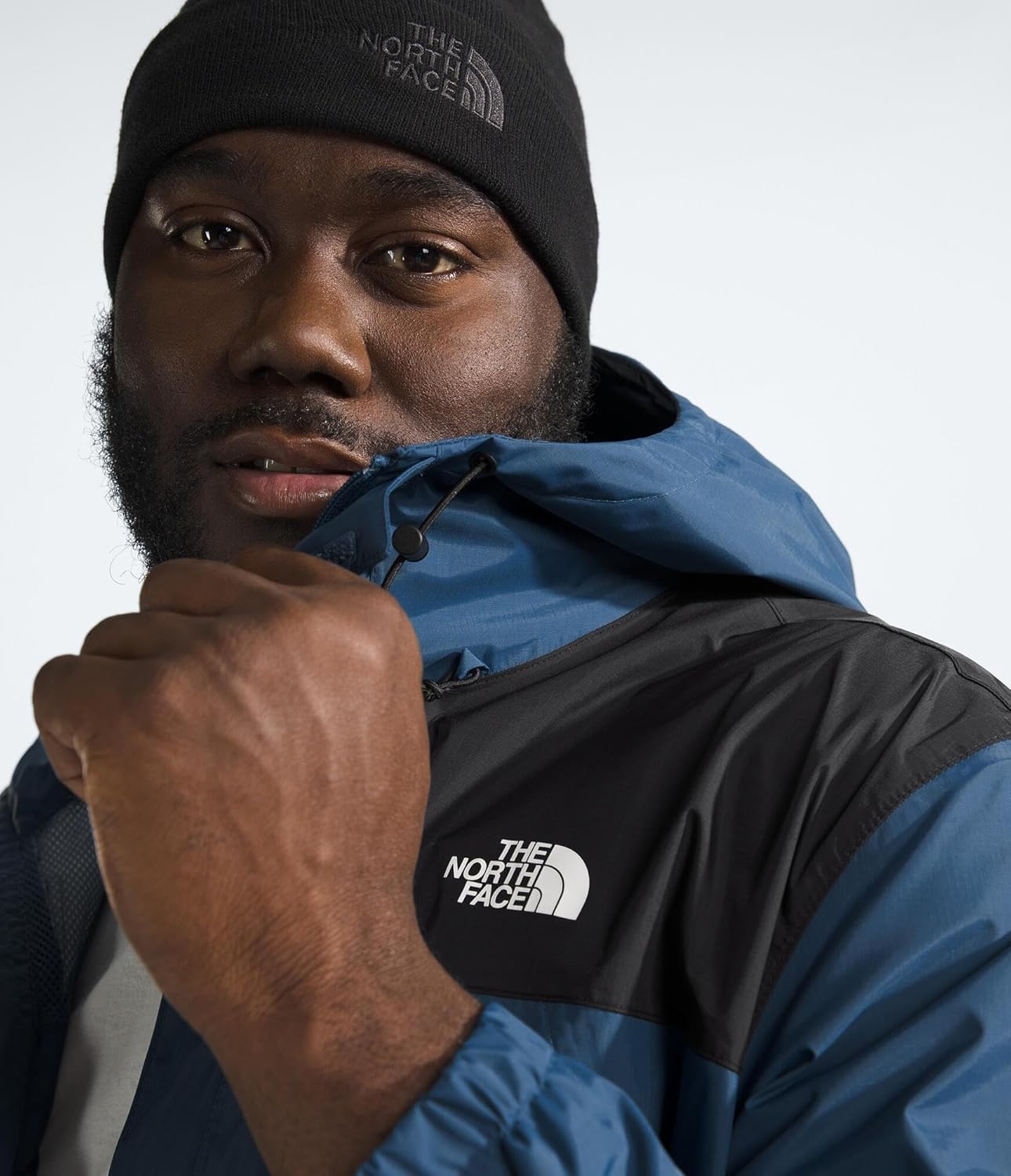 image:imageTHE NORTH FACE Mens Antora Waterproof Jacket Standard and Big SizeShady BlueTnf Blacknpf