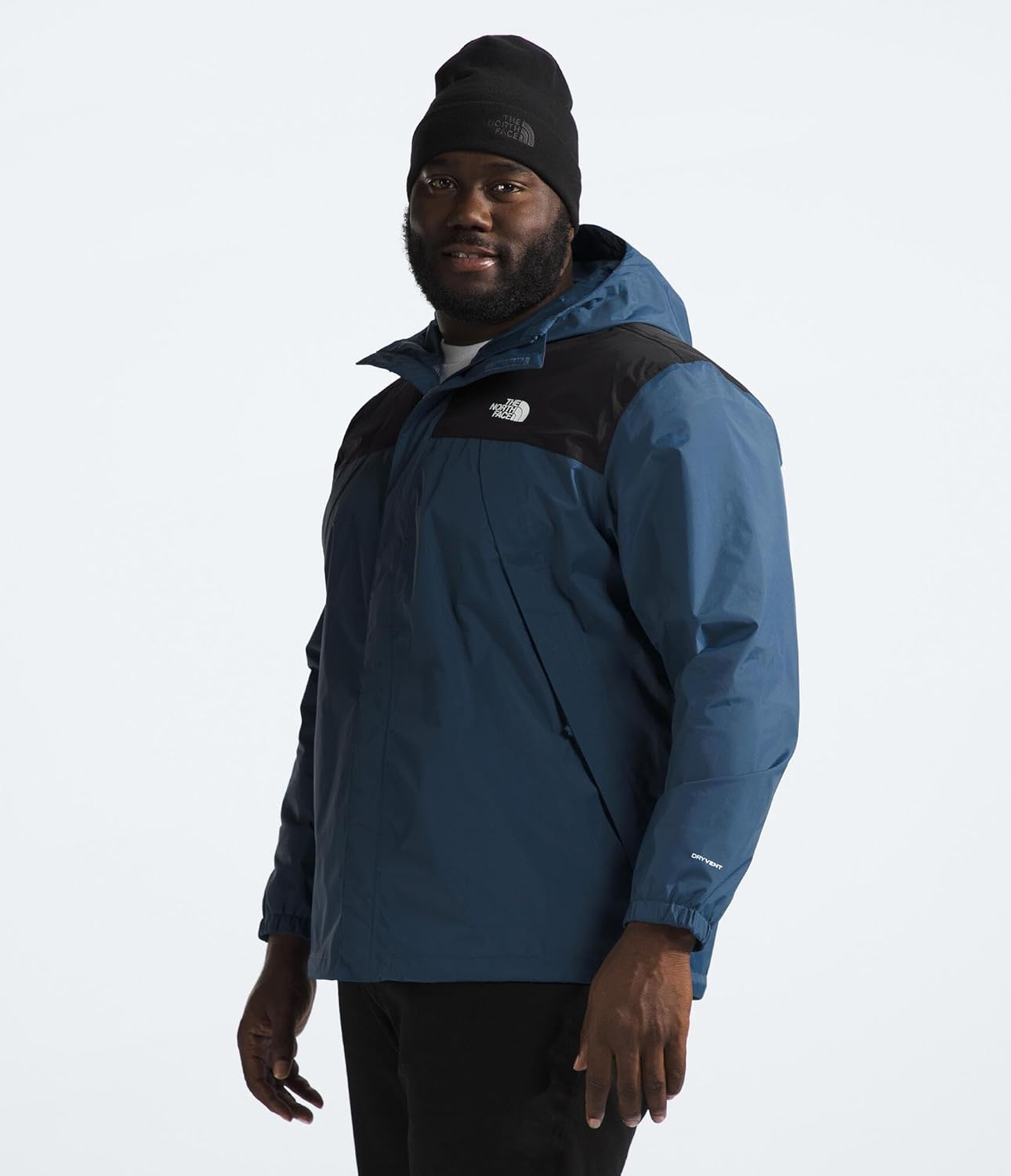 image:imageTHE NORTH FACE Mens Antora Waterproof Jacket Standard and Big SizeShady BlueTnf Blacknpf