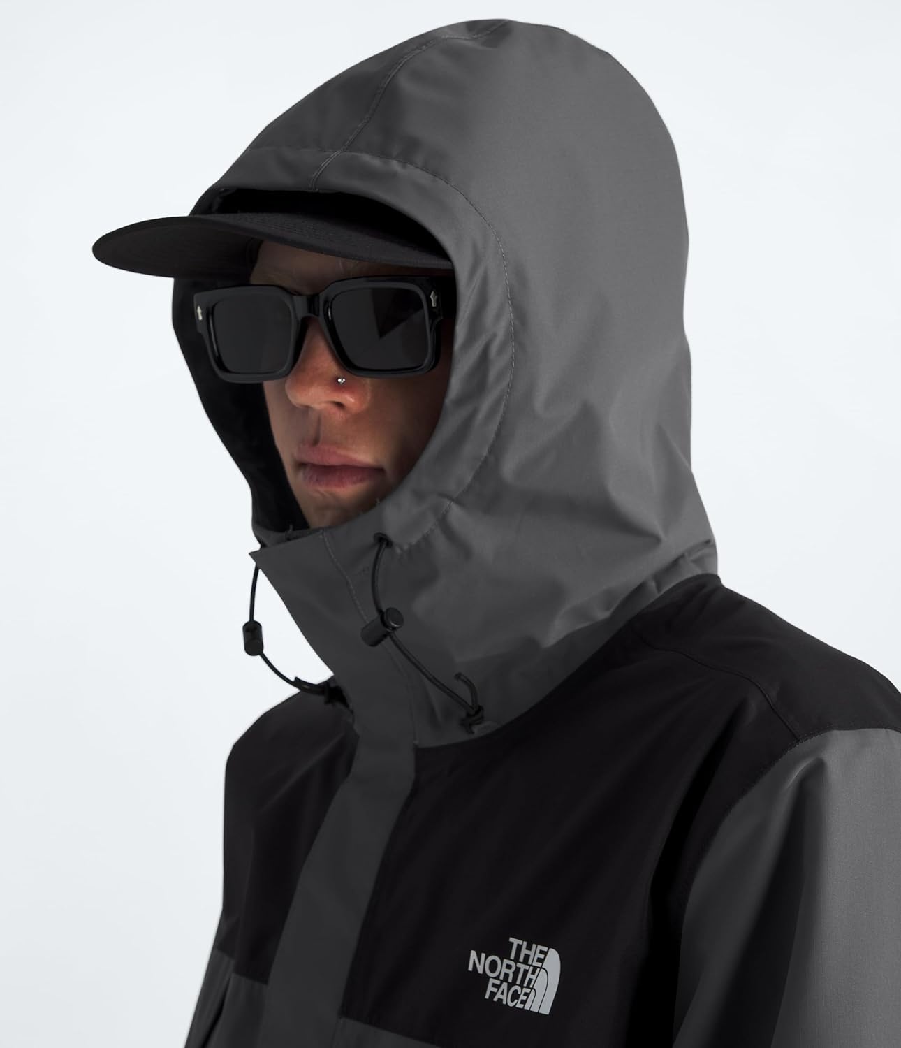 image:imageTHE NORTH FACE Mens Antora Waterproof Jacket Standard and Big SizeSmoked PearlTnf Blacknpf