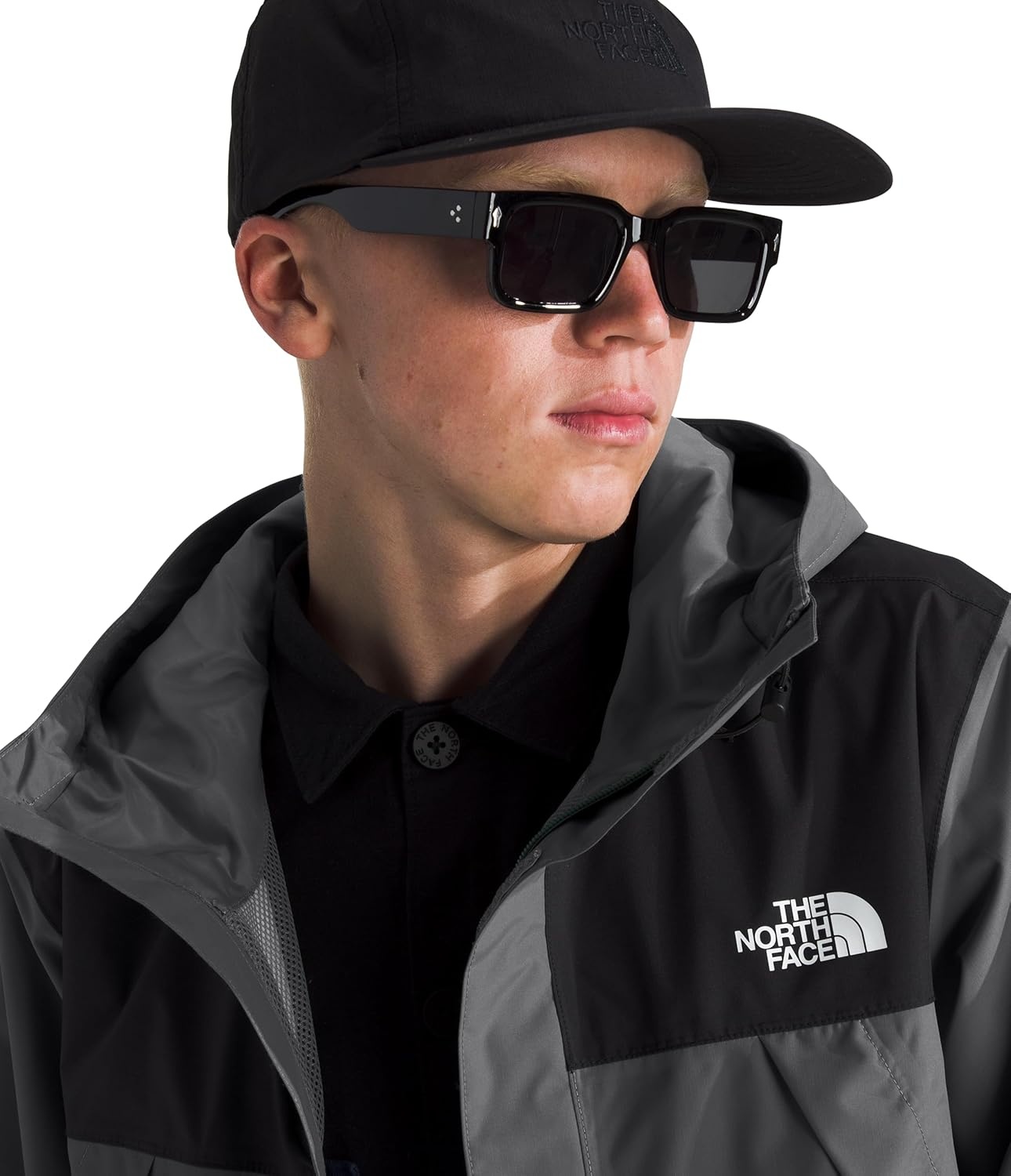 image:imageTHE NORTH FACE Mens Antora Waterproof Jacket Standard and Big SizeSmoked PearlTnf Blacknpf