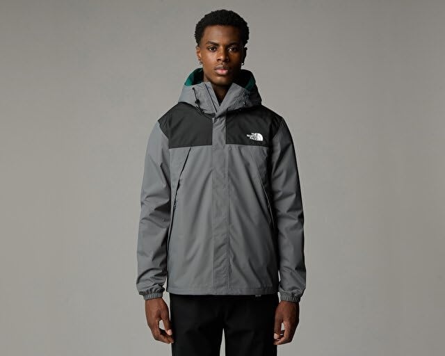 image:imageTHE NORTH FACE Mens Antora Waterproof Jacket Standard and Big SizeSmoked PearlTnf Blacknpf