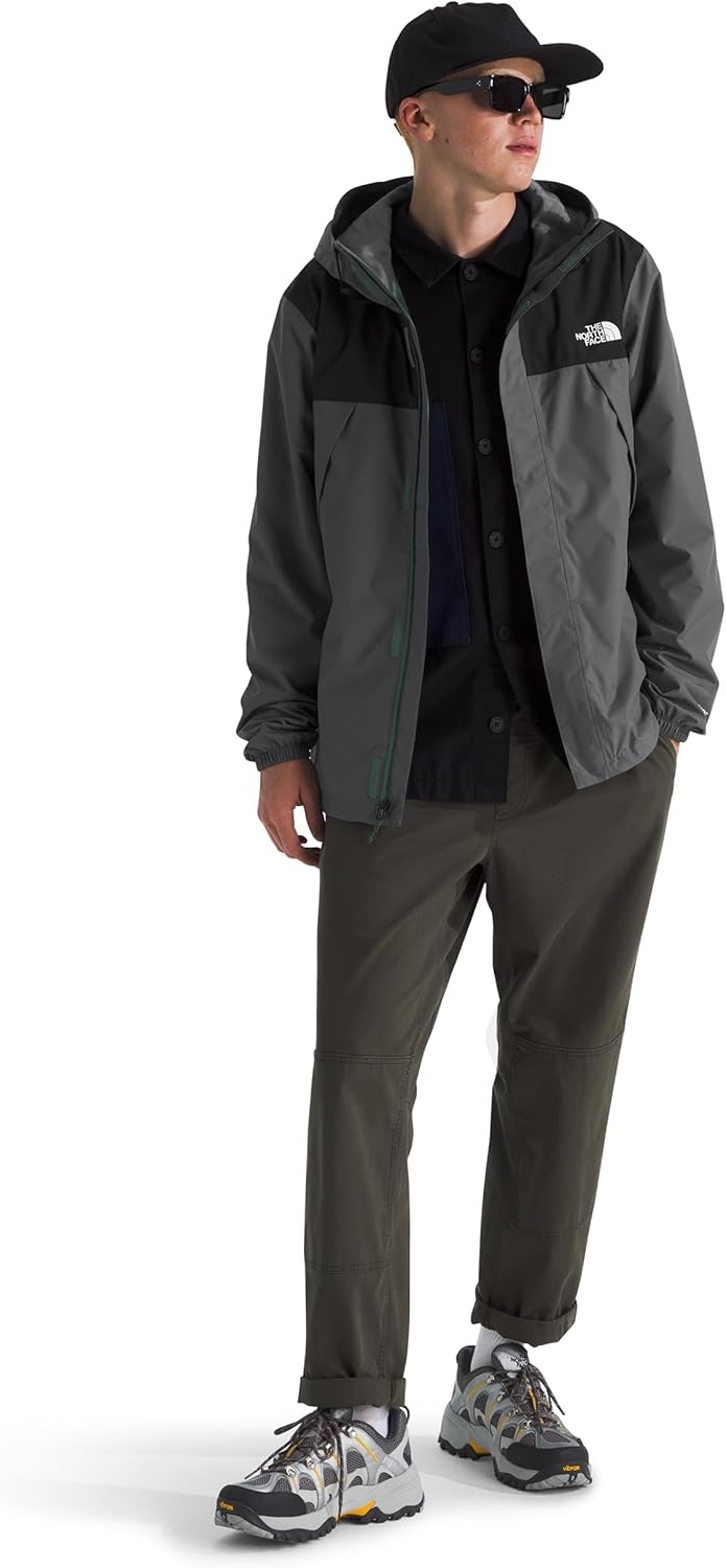 image:imageTHE NORTH FACE Mens Antora Waterproof Jacket Standard and Big SizeSmoked PearlTnf Blacknpf