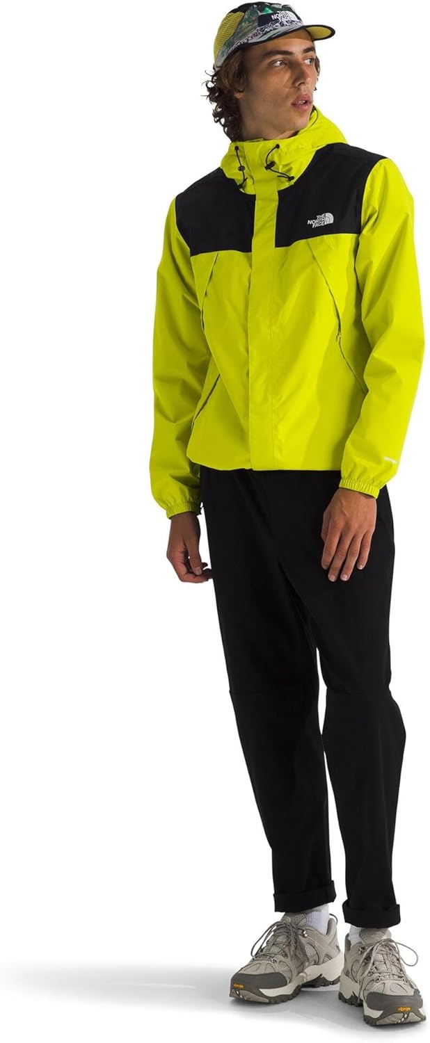 image:imageTHE NORTH FACE Mens Antora Waterproof Jacket Standard and Big SizeSulphur Spring GreenTnf Black