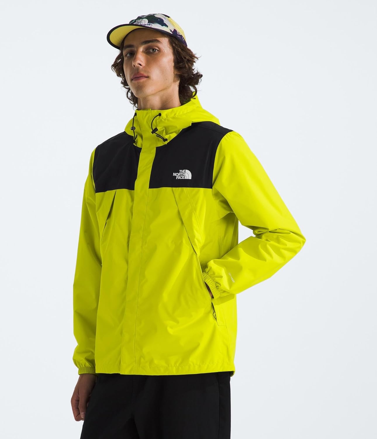 image:imageTHE NORTH FACE Mens Antora Waterproof Jacket Standard and Big SizeSulphur Spring GreenTnf Black