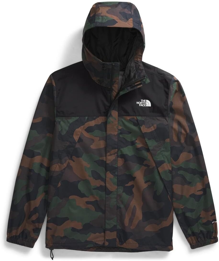 image:imageTHE NORTH FACE Mens Antora Waterproof Jacket Standard and Big SizeTnf Black Tnf Camo PrintTnf Black