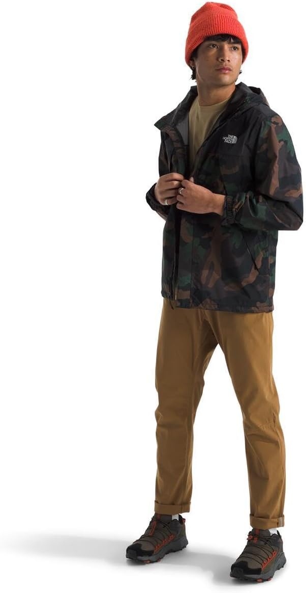 image:imageTHE NORTH FACE Mens Antora Waterproof Jacket Standard and Big SizeTnf Black Tnf Camo PrintTnf Black