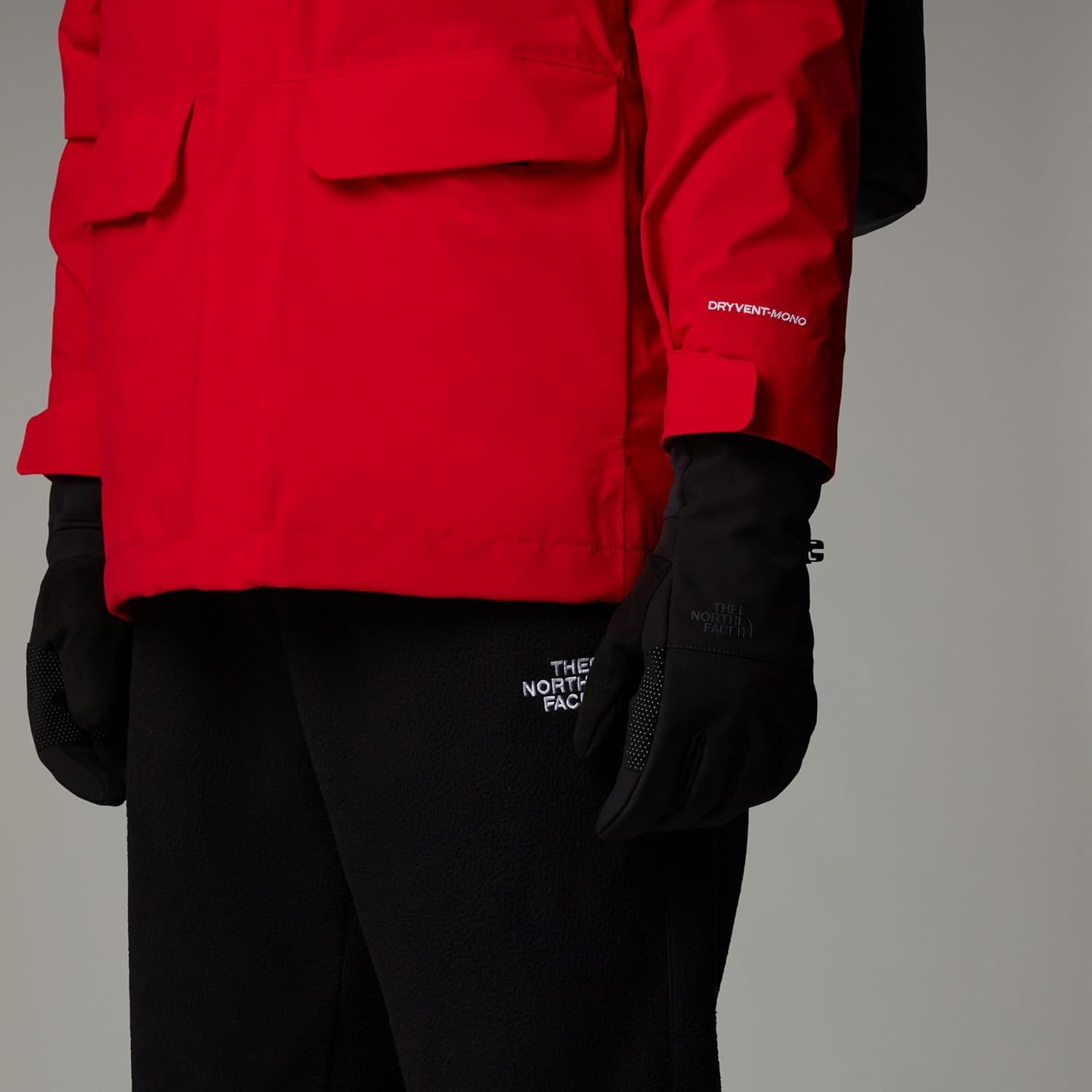 image:imageTHE NORTH FACE Mens Apex Etip Glove Touchscreen Compatible Water Repellent Finish Fleece amp Tricot LiningTnf Black