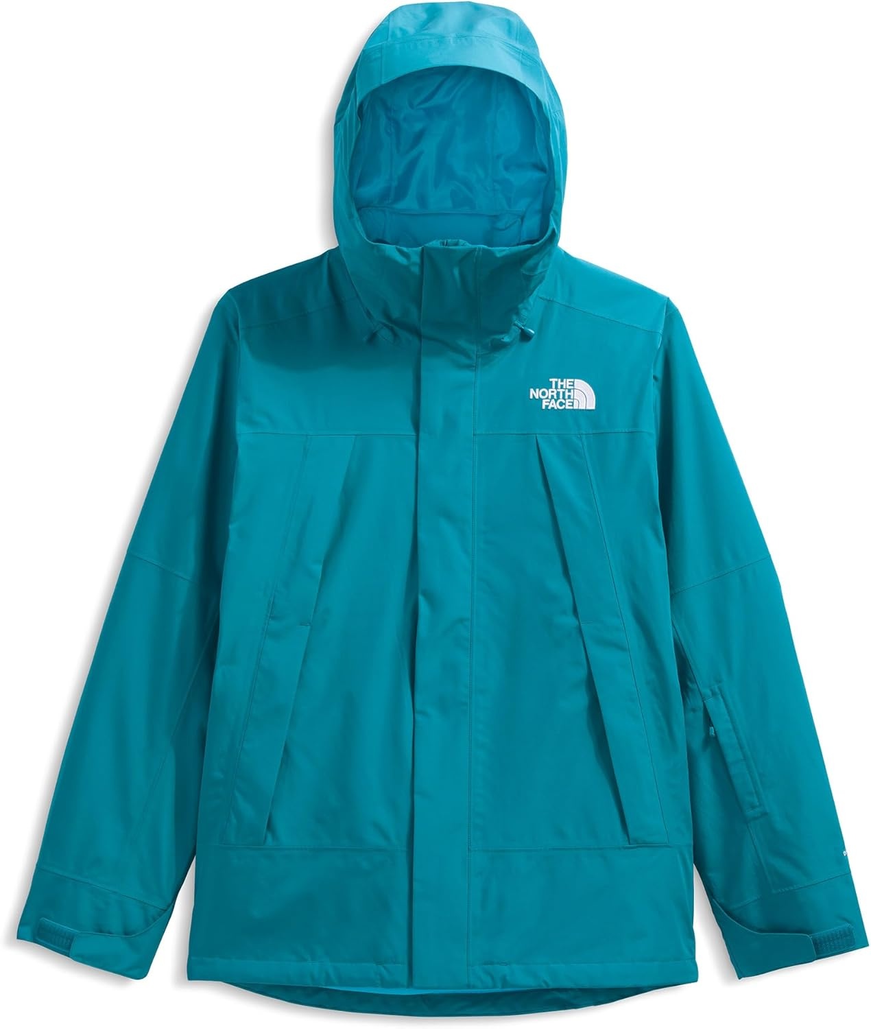 image:imageTHE NORTH FACE Mens Clement Triclimate Jacket Heatseeker Insulation amp Water Repellent Finish Helmet Compatible HoodDusk BlueMeridian Blue