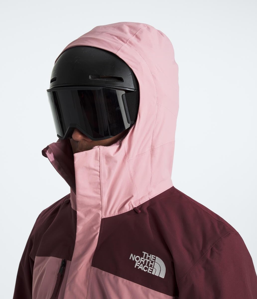image:imageTHE NORTH FACE Mens Freedom Insulated Jacket Winter Coat With Water Repellent Finish Helmet Compatible Hood amp Zip PocketsMauveAlpine Plum