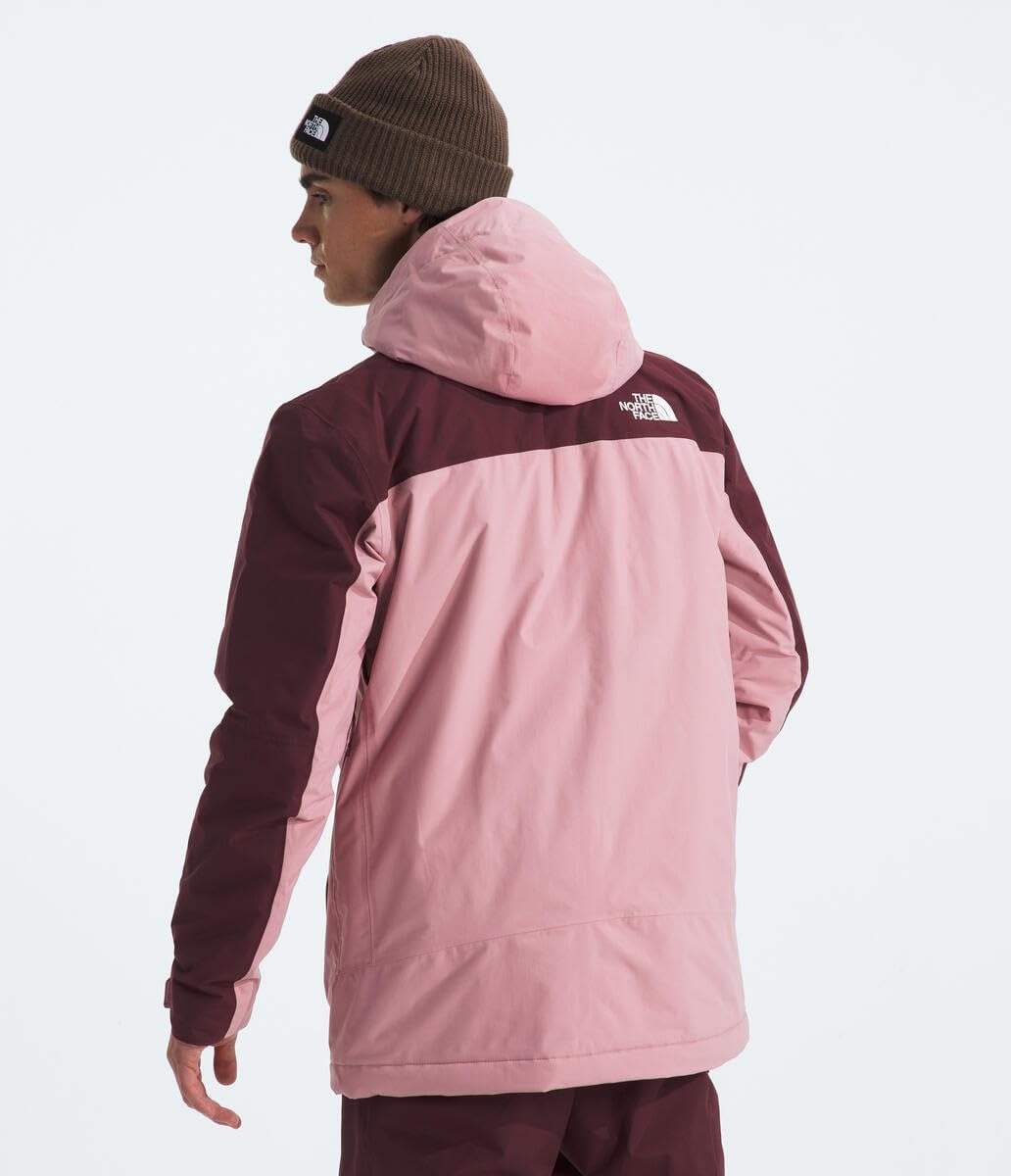 image:imageTHE NORTH FACE Mens Freedom Insulated Jacket Winter Coat With Water Repellent Finish Helmet Compatible Hood amp Zip PocketsMauveAlpine Plum